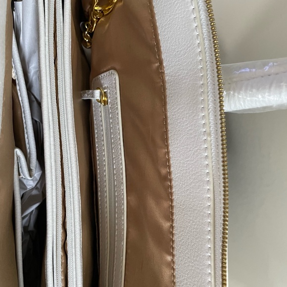 Joy & Iman Best Friend City Satchel Tote Authentic Genuine Pebbled Leather-NWOT - Picture 3 of 6